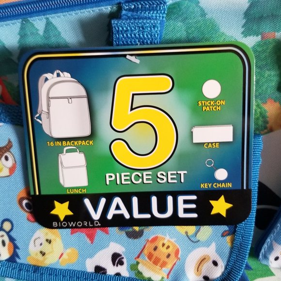 5 piece Animal Crossing Backpack - Picture 2 of 7